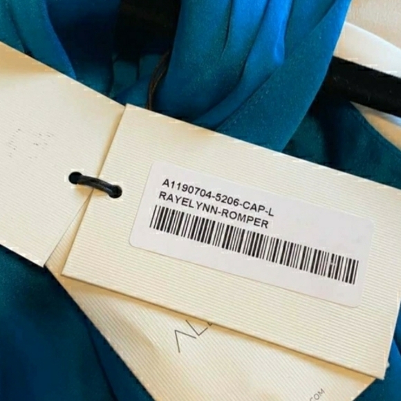 AlexisAlexis Rayelynn Silk Tie-Waist Romper - Picture 11 of 11